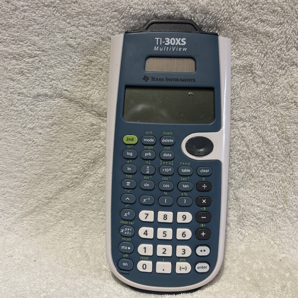 Texas Instruments TI-30XS Multiview Blue High Contrast Key Scientific Calculator